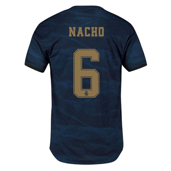 Camiseta Real Madrid NO.6 Nacho Segunda equipación 2019-2020 Azul